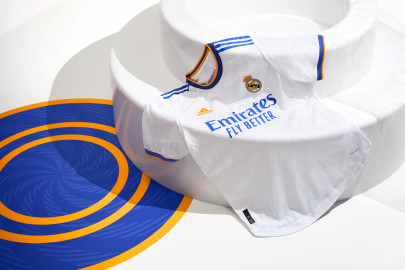 The new Real Madrid football jersey